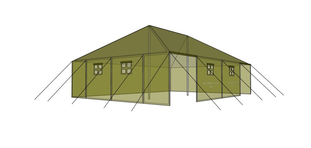 Tenda pleton 5x7